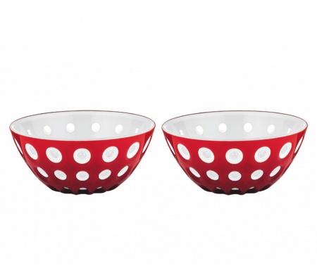 Bol mini set de 2 \ Murirne\  rouge et noir - Guzzini