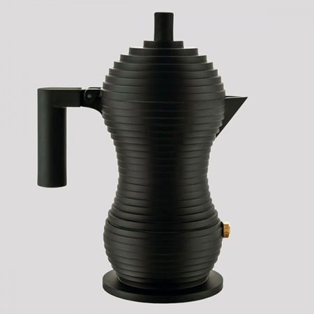 CAFETIÈRE PULCINA Noire 6 tasses - ALESSI