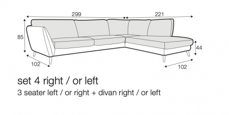 Canapé Stella Set4 - SITS