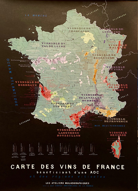 Carte à Gratter la France des Vins