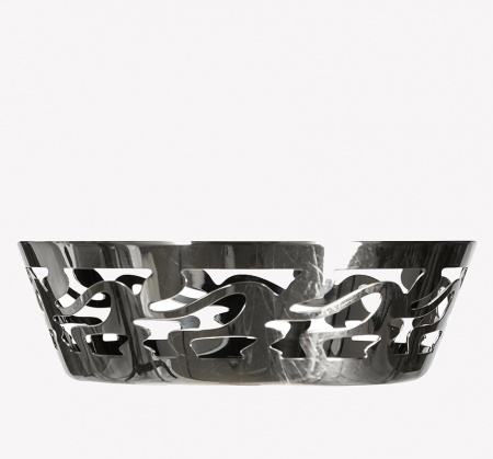 Corbeille - Ethno Inox diam.:18cm - Alessi