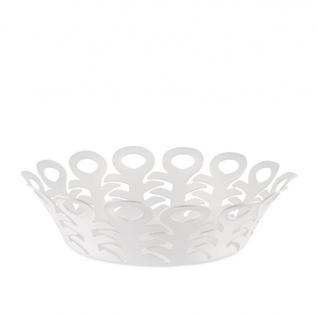 Corbeille - Vimini blanche diam.:21cm - Alessi