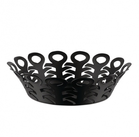 Corbeille - Vimini noire diam.:21cm - Alessi