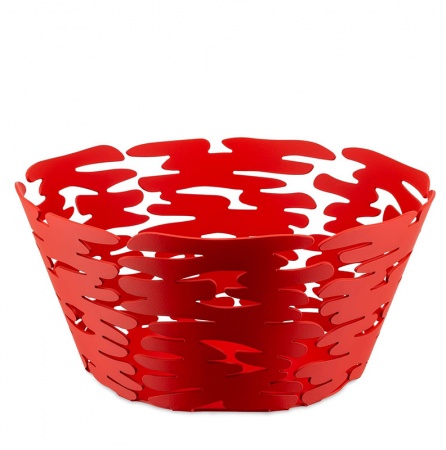 Corbeille Barket rouge Diam.: 21cm - Alessi