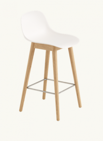 Fiber Counter H65cm Base en bois - Muuto 