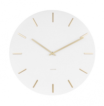 Horloge murale Charm D.45cm Blanche - Karlsson