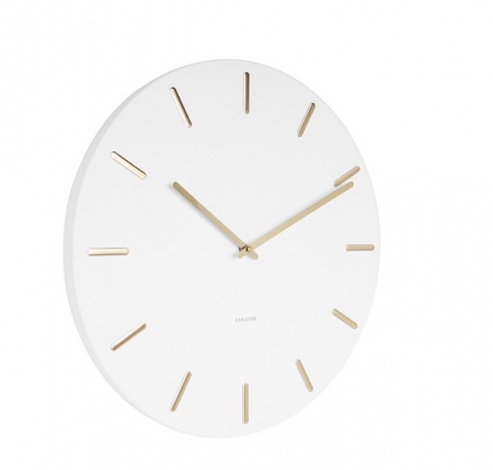 Horloge murale Charm D.45cm Blanche - Karlsson