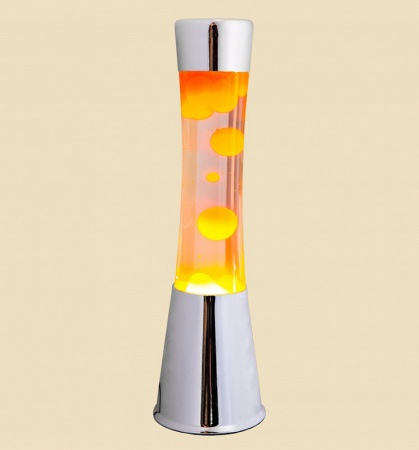 Lava lampe silver Jaune - Fisura