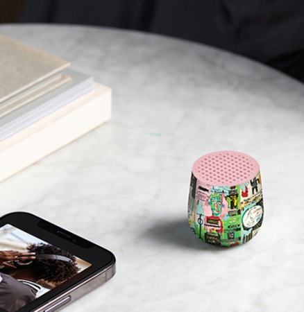 Mini enceinte Bluetooth - Mino - J.M. Basquiat AIn Italian - Lexon X