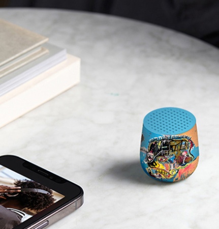 Mini enceinte Bluetooth - Mino - J.M. Basquiat Skull - Lexon X