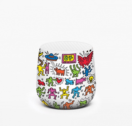 Mini enceinte Bluetooth - Mino - Keith Haring Happy - Lexon X