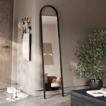 Miroir sur pied - Bellwood noir - Umbra