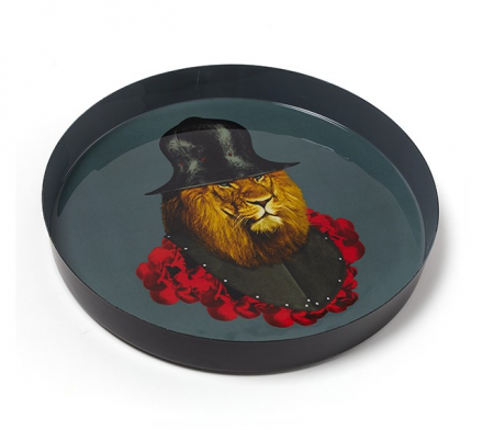 Plateau rond Lion Quichotte - Gangzai