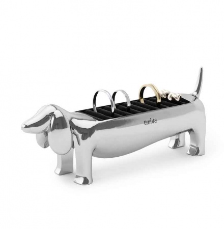 Porte bijoux Dachsie Aluminium Chien Téckel - Umbra