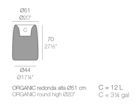 Pot Organic Vondom - 