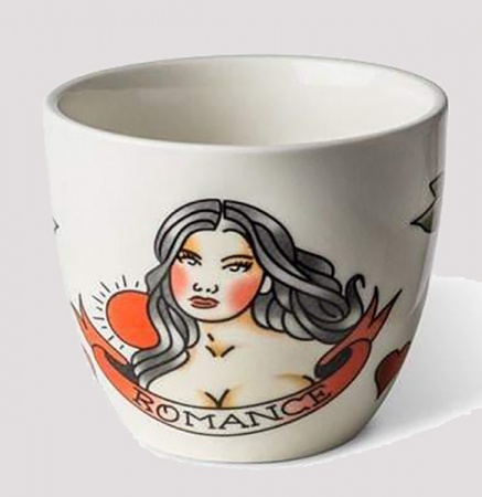 Set de 4 Tasses à café - Tatouage - Pols Potten