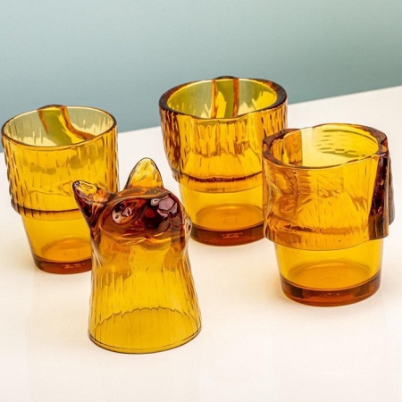 Set de 4 verres Chat - Kitty- Doiy