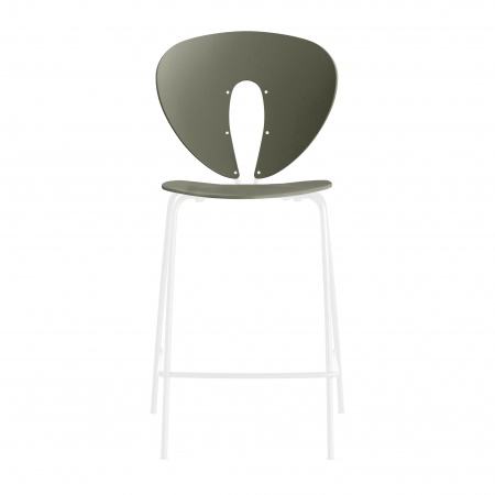 Tabouret Globus H65cm polypro/blanc - STUA